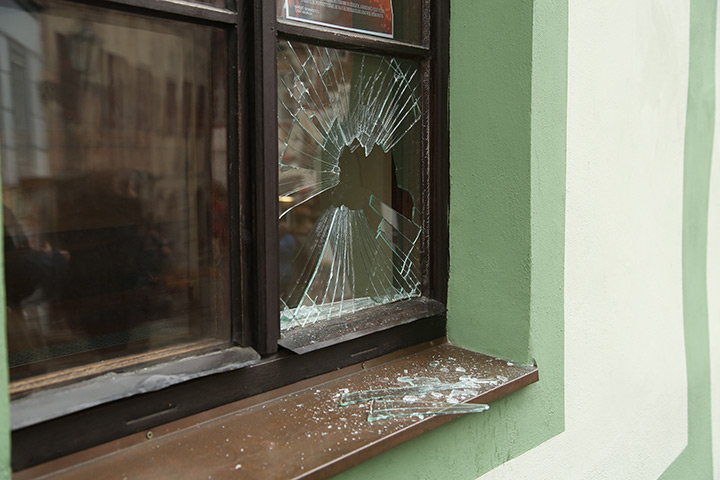 A2B Glass are able to board up broken windows while they are being repaired in Newcastle Upon Tyne.